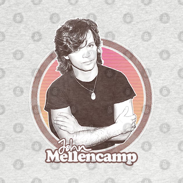 John J. Mellencamp // Retro Fan Art Design by DankFutura